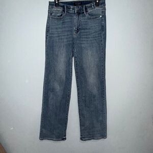 Judy Blue Womens 9/29 Wide Leg Jeans Medium Wash Stretch Denim JB82514MD #900